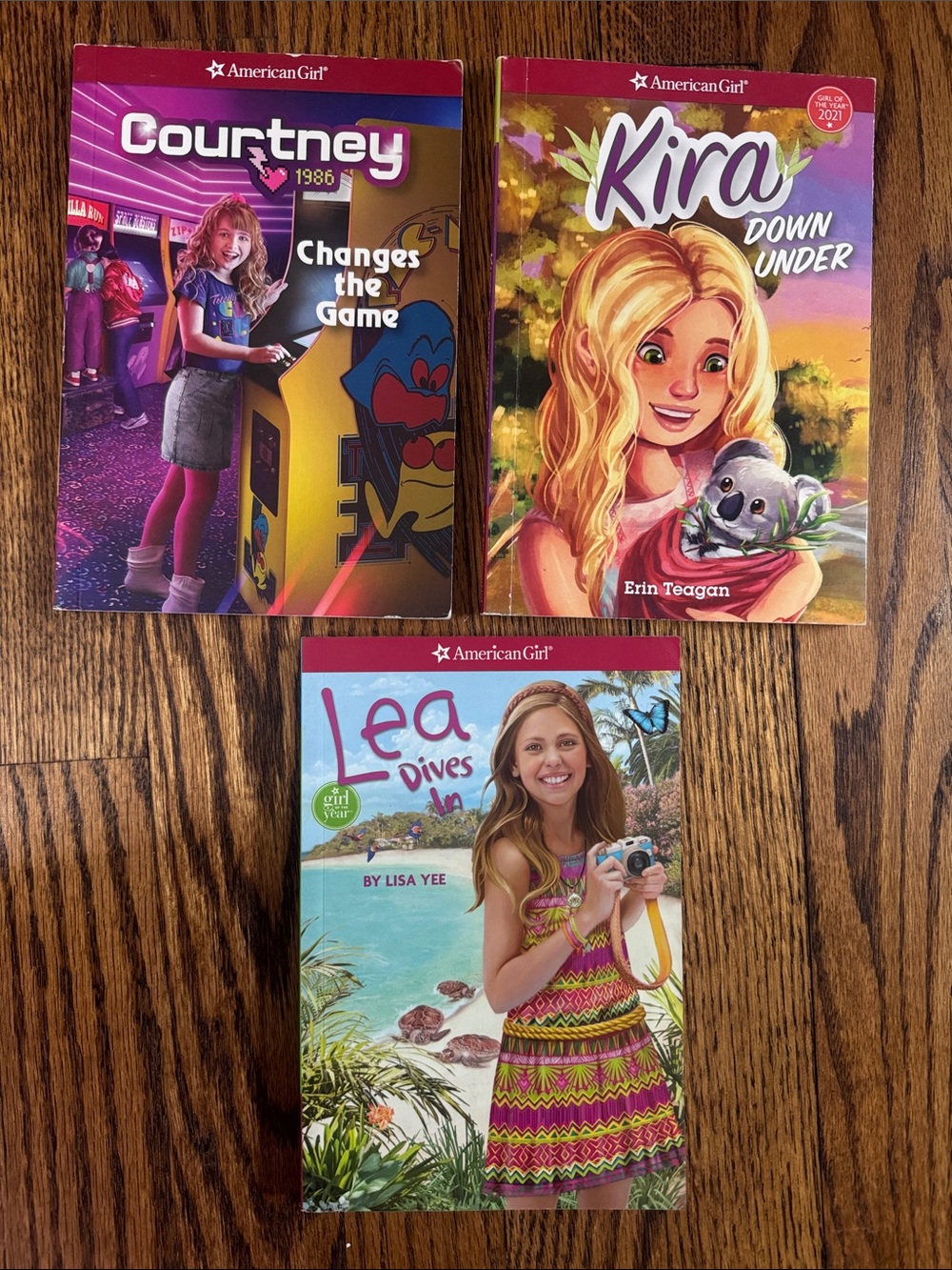 American Girl Book Lot—Lea, Kira, and Courtney